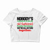 nobody's walking out on this fun old fashioned family christmas we're Crop Top