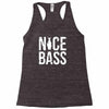nice bass fishing Racerback Tank