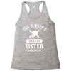 This Is What A Bad Ass Sister Looks Like Racerback Tank