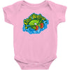 sticky wheelz Baby Onesie