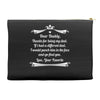 Dear Daddy, Thanks for Being my Dad Baby Boy Letter to Father Accessory Pouches