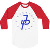 jake paul blue 3/4 Sleeve Shirt