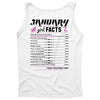 January Girl Facts Capricorn Tank Top