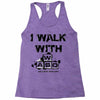 i walk with wasd Racerback Tank