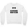 Handsome Man Club Bow Tie Crewneck Sweatshirt