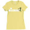 the walking dad Ladies Fitted T-Shirt