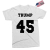 Trump 45 jersey number Exclusive T-shirt