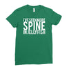 i've seen more spine in jellyfish Ladies Fitted T-Shirt