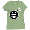 smile bomb Ladies Fitted T-Shirt