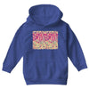 pink triangle print Youth Hoodie