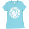 evil dr doctor porkchop Ladies Fitted T-Shirt