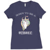 Born To Be A Unicorn! Ladies Fitted T-Shirt