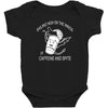 caffeine and spite Baby Bodysuit