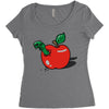 apple burster Women's Triblend Scoop T-shirt