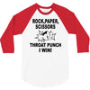 throat punch i win 3/4 Sleeve Shirt