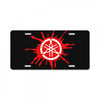 red logo License Plate