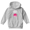 Donna And Dynamos White Letter Youth Hoodie