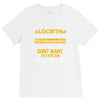 algorithm word used by programmers V-Neck Tee