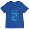 I Dont Need Therapy Need Fishing V-Neck Tee