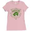 nook neighbor's club Ladies Fitted T-Shirt