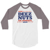 vote deez nuts 3/4 Sleeve Shirt