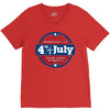 independence day V-Neck Tee