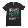 vegan Ladies Fitted T-Shirt