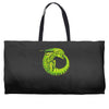 alien ouroboros Weekender Totes