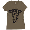 pencil lightning Ladies Fitted T-Shirt