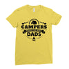 Campers Make the Best Dads Ladies Fitted T-Shirt