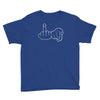 funny rude fingers ideal birthday gift or present Youth Tee
