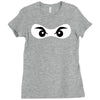 ninja mask eyes martial arts novelty Ladies Fitted T-Shirt