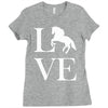 horse love Ladies Fitted T-Shirt