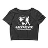 Backpacker Let's Explore The World Crop Top