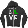 love christmas trending Zipper Hoodie