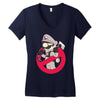 mario's wolrd parody Women's V-Neck T-Shirt