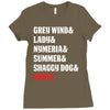 The Direwolves Ladies Fitted T-Shirt