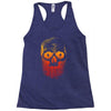 skull gradient Racerback Tank