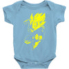 son goku dragonball z fun Baby Onesie