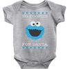 no cookies for santa Baby Bodysuit