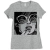 sad girl Ladies Fitted T-Shirt