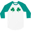shamrock boobs 3/4 Sleeve Shirt