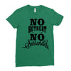 no retreat, no surrender. Ladies Fitted T-Shirt