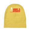 ammo expensive no warning shot funny nra rifle pistol shoot shooting t Baby Beanies