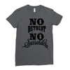 no retreat, no surrender. Ladies Fitted T-Shirt