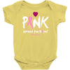 pink spread the hope Baby Bodysuit