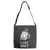 coffee addict Adjustable Strap Totes