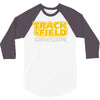 track and field oregon 3/4 Sleeve Shirt