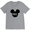 Mr. and Mrs. Matching V-Neck Tee