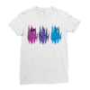 Colorful Cats Ladies Fitted T-Shirt